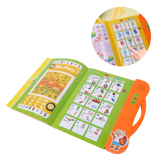 Libro Parlante De Aprendizaje De Inglés Y Español Con Sonido, Juguete Electrónico Educativo Interactivo Bilingüe Para Niños