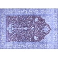 thumbnail image 1 of Ahgly Company Indoor Rectangle Animal Blue Traditional Area Rugs, 5' x 7', 1 of 4