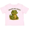 thumbnail image 3 of Inktastic Snappy but Sweet Cute Alligator Boys or Girls Toddler T-Shirt, 3 of 5