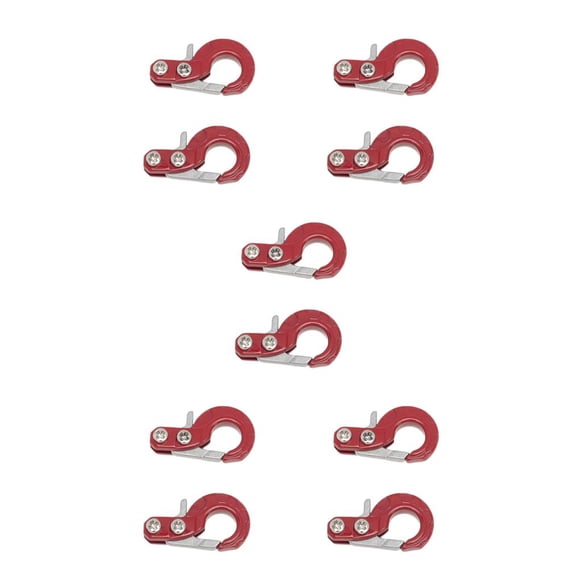 Vogacara Gancho de remolque de 2 piezas, instalación práctica multicolor, ganchos de Metal de firmeza 1/8, enganche de caída, grillete de remolque, Type2 NO2 Vogacara CBP394995