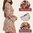 thumbnail image 4 of Alaiyaky Womens 1970's Disco Fancy Dress Costume, 70s Outfits for Women, 70s Retro Hippie Dress with Headband for Hen Party, Music Festival & Theme Party, 4 of 8