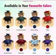 thumbnail image 7 of Personalized 2025 Graduation Mocha Teddy Bear – Custom Plush with Cap & Gown – 6 inch Cute Stuffed Animal for Graduates - Best Grad Gift for College, High School & Kindergarten Achievements (Maroon), 7 of 7