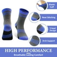 thumbnail image 5 of Boys Crew Socks Kids Athletic Cushioned Comfortable Soft Socks 12 pairs Aged 2-14 for Active Children, 5 of 7
