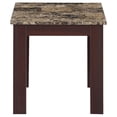 thumbnail image 4 of Coaster Rhodes Ensemble Occasionnel 3 Pcs Dessus en Faux Marbre Marron, 4 of 9