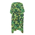 thumbnail image 2 of HELLHERO Clover Bathing Suit Cover Up High Quality Fabrics Lightweight Free Size Beach Kimono for Women, 2 of 6