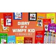 Diary of a Wimpy Kid by Jeff Kinney 12 Books Collection Box Set - Ages 7-12 - Paperback