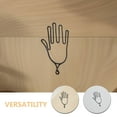 thumbnail image 3 of OULII 6Pcs Golf Gloves Hanging Holder Black PP Plastic Glove Support Rack for Practical Drying, 3 of 8