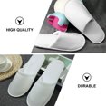thumbnail image 4 of Zcyifa 10 Pairs Hotel Spa Slippers Closed Toe Unisex White, 4 of 10
