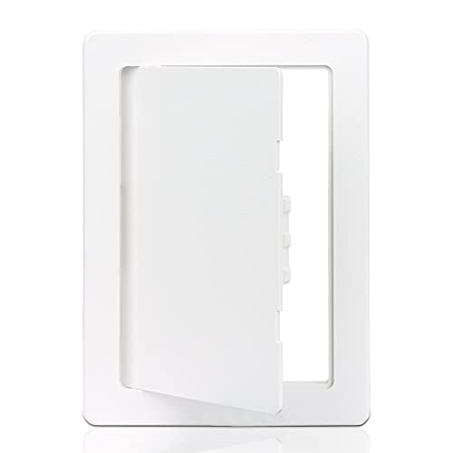 Plumbing Access Panel for Drywall Access Panel for Drywall Access Door Wall Hole Cover Heavy Durable Plastic White 6 x 9 inch 