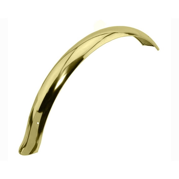 Bike 26 Flared Standard Front Balloon Fender Gold. bike part, bicycle parts.