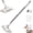 43.3in No cloth, variant on Hands-Free Multi-Purpose Flat Mop – Lazy Cleaning & Face Towel with Long Handle, Compact Wet Dry Dusting Mop, 360 Rotating Head Sweeper Stick for Wall Bathroom Toilet Multi-Surface (53.2in)