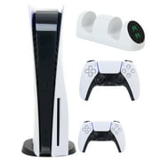 Sony PlayStation 5 Core with Extra White Dualsense Controller and Dual Charging Dock