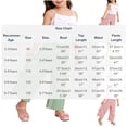 thumbnail image 3 of Fesfesfes Childrens Cute Sleeveless Top Stripe Pants Set Toddler Wide Leg Pants Trousers Round Neck Tank Top Shirt Outfit Summer Casual Short Sleeve Blouse Two Piece Set for Kids(Pink,2-3 Years), 3 of 8