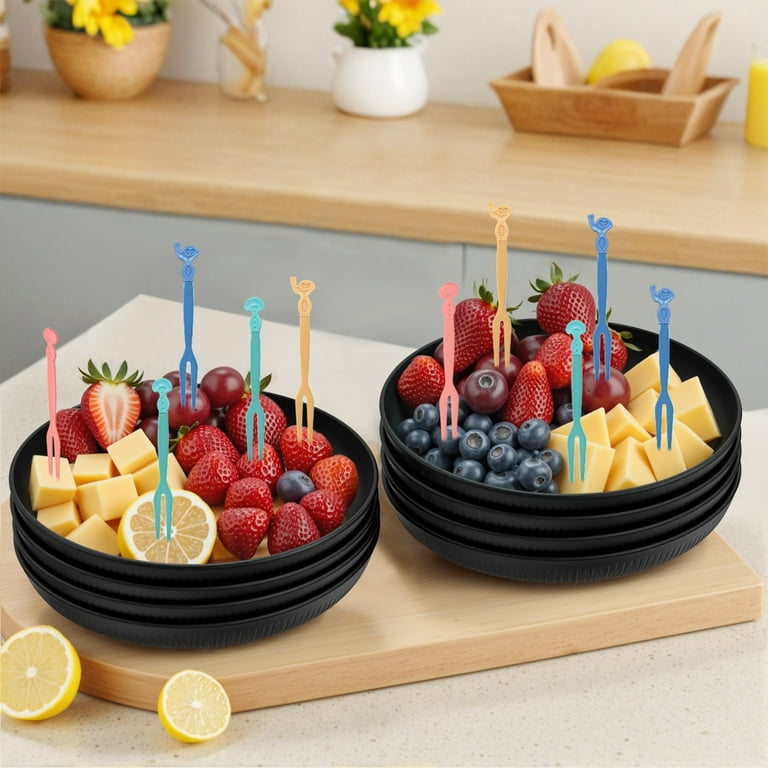 GPED 9-Inch Wheat Straw Dinner Plates Set of 8 photo 6