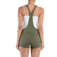 thumbnail image 4 of G-Style USA Women's Short Overalls RJSO115 - Olive - Small, 4 of 4