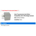 thumbnail image 2 of Auto Transmission Axle Relay - Compatible with 1996 Dodge Caravan, 2 of 2
