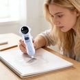 thumbnail image 4 of Sentmoon Portable Handheld Turbo Fan Portable Fan Rechargeable Eraser for Students Handy Eraser Student Classroom Stationery, 4 of 9