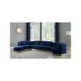 thumbnail image 4 of Meridian Furniture Marquis Navy Velvet Sofa, 4 of 11