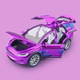 thumbnail image 1 of 1:20 Tesla Model X Alloy Car Model Diecast Metal Toy Modified Vehicles Car Model Simulation Collection Sound Light Kids Toy Gift, 1 of 3