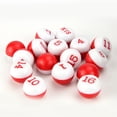 thumbnail image 4 of Brown Billiards Shaker Bottle Set with Numbered Balls for Home Party Entertainment Plastic 16pcs, 4 of 9