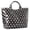 Brown, variant on Polka Dot Glossy Waterproof Tote Bag Large Capacity Handheld Shoulder Bag For Daily Shopping Travel Beach Weekend Outdoor Storage Fashion Accessory Supply