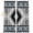 Haze Blue, variant on Blue Gray Boho Blackout Curtains for Bedroom/Living Room, Pinch Pleated Black Out Curtains, Southwestern Ethnic Abstract Geometric Room Darkening Window Drapes with Hooks 2 Panels, 59"x70"