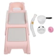 thumbnail image 2 of Silla Retráctil Para Champú Para Niños, Cojín Acolchado Suave, Reposabrazos, Almohada Para La Cabeza, Antideslizante, Estación De Lavado De Cabello Para Niños Pequeños, Con, 2 of 7