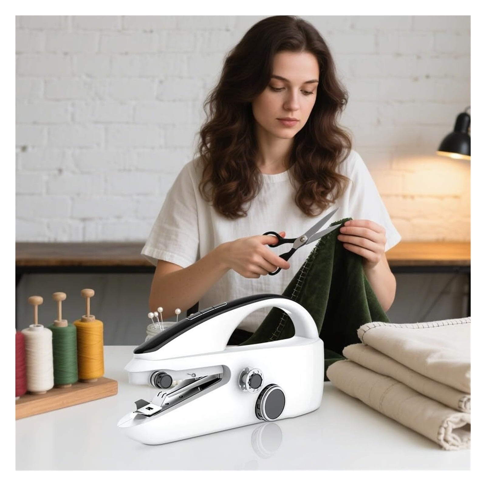 Handheld Sewing Machine,Portable Electric Sewing Machines for Beginners with Complete