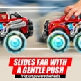 thumbnail image 3 of Juguete Monster Truck Vroomix Vroomix, paquete de 3 con ruedas LED para niños, 3 of 7