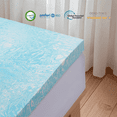 thumbnail image 4 of VCCOEM 2 Inch Gel-Infused Memory Foam Mattress Topper Queen Size Plush Cooling Topper for Pressure Relief & Body Support CertiPUR-US Certified, 4 of 8