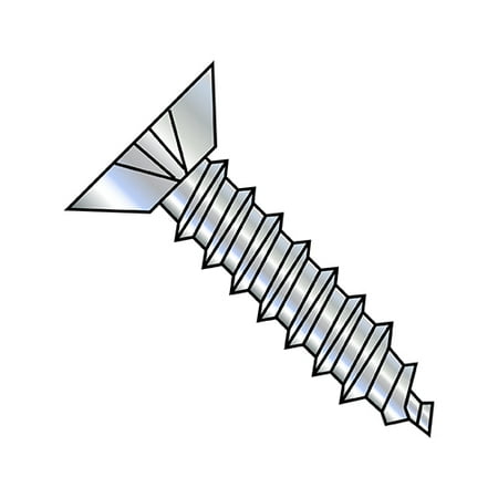 

12-11X1 1/2 Phillip Flat Undercut Self Tapping Screw Type A Fully Threaded Zinc (Pack Qty 3 000) BC-1224APU