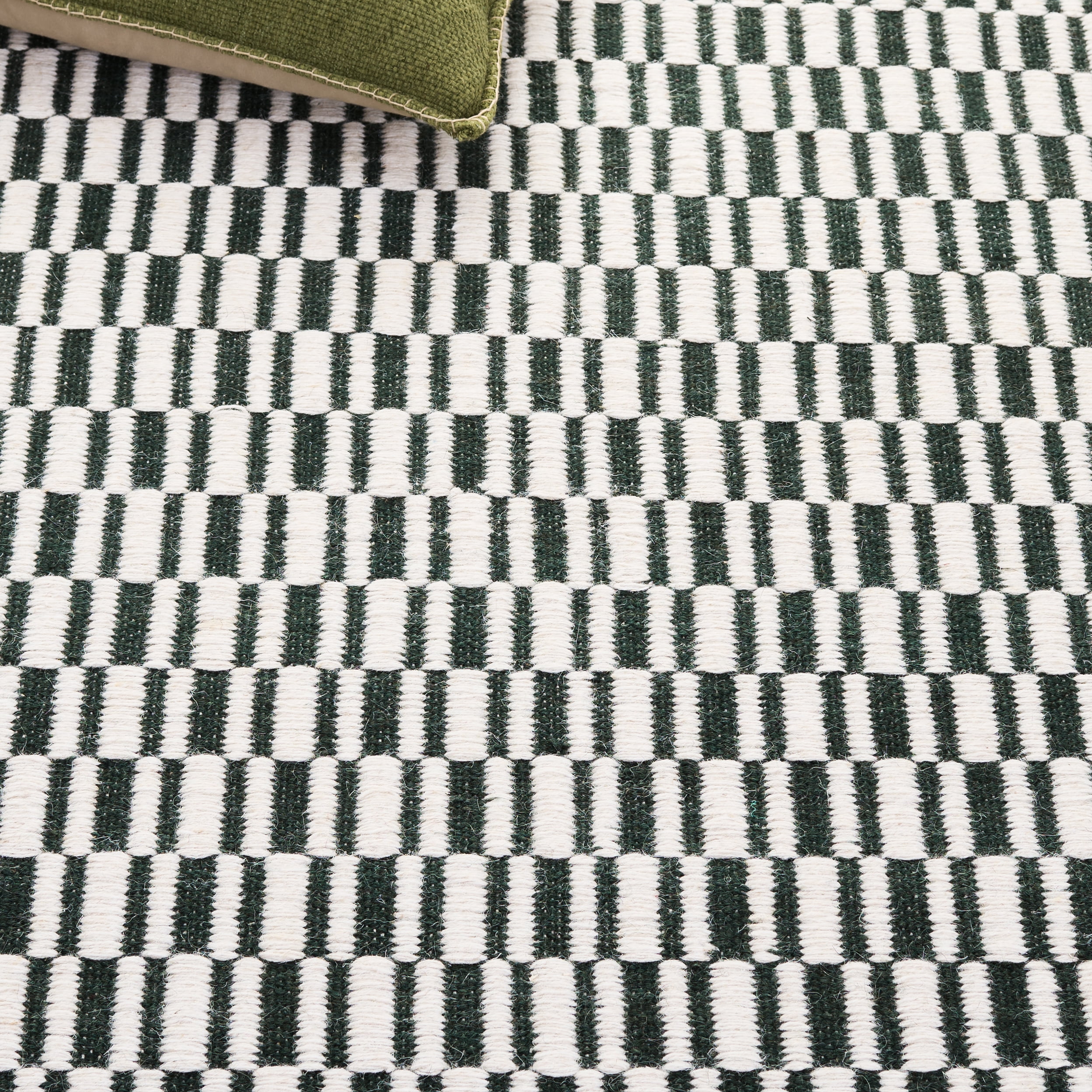 Safavieh Vermont Osmond Solid Color Area Rug, Dark Green/Ivory, 3' x 5'