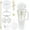 F1-Pure White, variant on Bling Accessories for Stanley Cup 40oz & 30oz Tumbler including Silicone Cute Bow Straw Topper Cover, Silicone Boot for Stanley Cup,Leather Water Bottle Handle Strap, Charms(Pure White)
