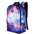 thumbnail image 1 of School Bag Fashion Starry Sky Pattern Travel Backpack with USB Charging Port, 1 of 2