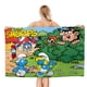 thumbnail image 1 of Los Pitufos Toalla de playa de secado rápido con diseño temático, regalo para mujeres y niñas, ideal para cumpleaños, fans, amantes de la música, uso en la playa o al aire libre,78*160cm, 1 of 6