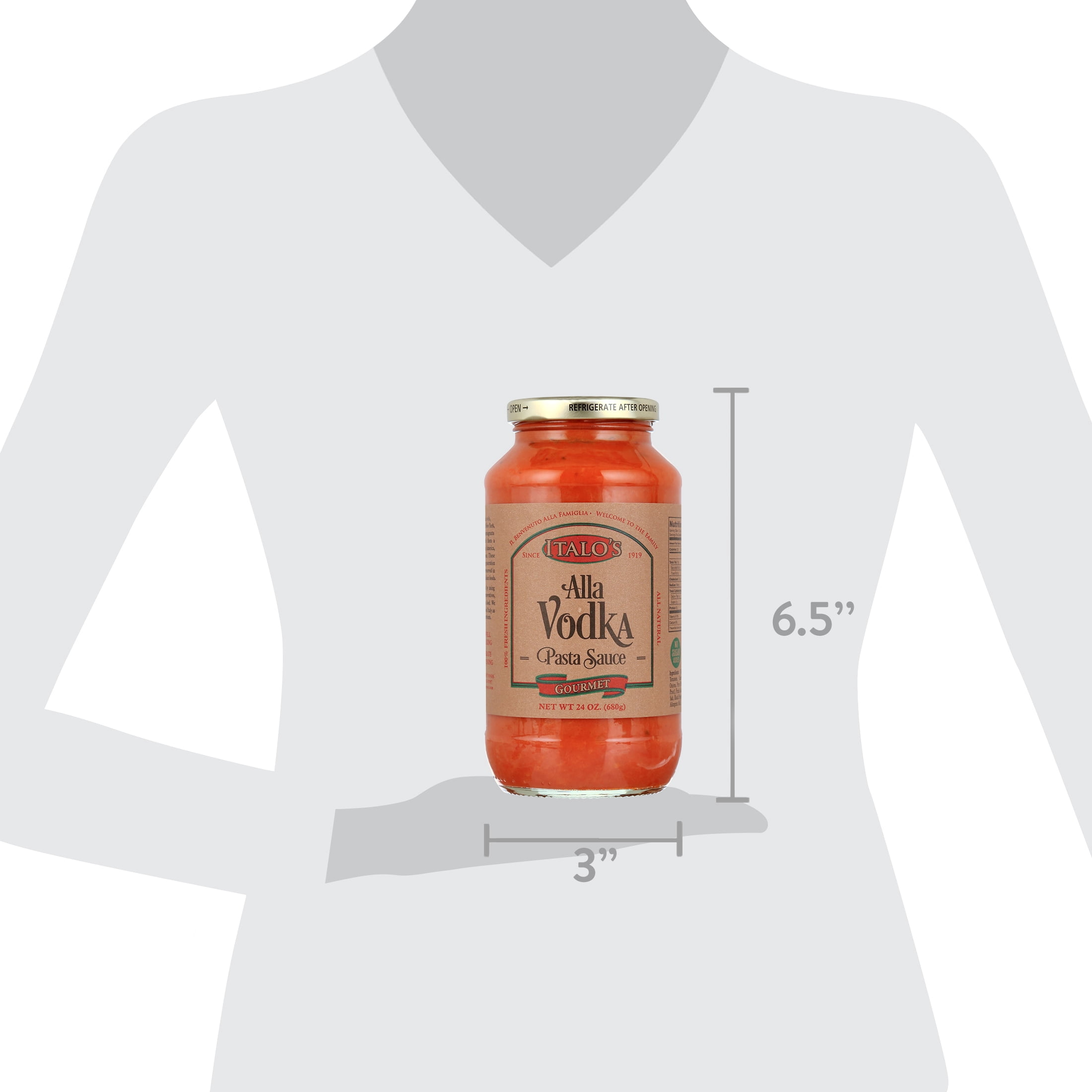 Italo's Gourmet Real Italian, Alla Vodka Pasta Sauce