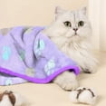 thumbnail image 2 of Fluffy Pet Blanket for Dogs and Cats, Super Soft Warm Throw with Paw Print, Machine Washable Dog Cat Blanket for Bed Couch Sofa, Cozy Indoor Pet Mat, 2 of 4