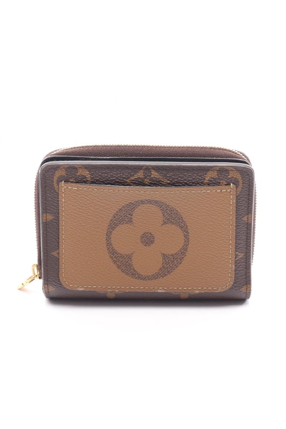 Pre-Owned Louis Vuitton Portefeuille Lou Monogram Reverse Bi-fold Wallet, Coated Canvas,...