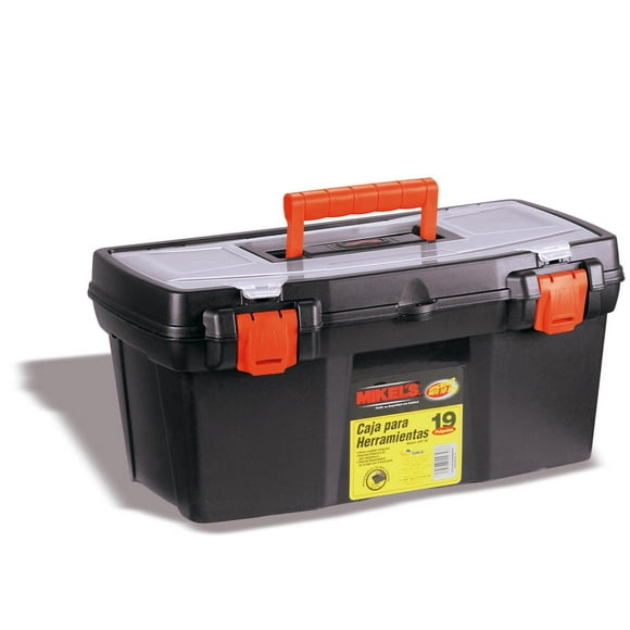Caja de Herramientas 19 Pulgadas Negro MIKELS