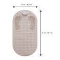thumbnail image 2 of RENACLIPY Non- Massage Bath Mat with Cups, Light Brown TPE Floor Pad for Home Bathroom Safety, 2 of 8