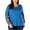 Bleu - medblue, variante sur Style & Co. Blouse à Enfiler à Triple Imprimé pour Femmes, Bleu, Grande Taille, 1X