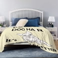thumbnail image 4 of Yibo Funny Quote Dog Pickles Blanket Flannel Soft and Comfortable Anti-static Bed Sofa Blanket, 4 of 7
