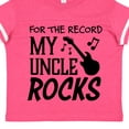 thumbnail image 4 of Inktastic For the Record, My Uncle Rocks Boys or Girls Toddler T-Shirt, 4 of 5