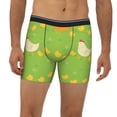 thumbnail image 2 of Salouo Funny Chicken Pattern Men's Boxer Briefs, Soft & Breathable Underwear Elastic Waistband Briefs for Men,1-Pack, 2 of 7