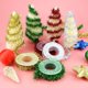 thumbnail image 5 of Nvzi 3 yardas de cuerda decorativa para árbol de Navidad, cinta con purpurina para colgar, para bodas, cumpleaños, fiestas de Año Nuevo, Navidad, decoración del hogar, color rosa, 5 of 5