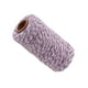 thumbnail image 2 of Inteprter Cuerda de hilo de cinta de algodón ampliamente utilizada y duradera para diversos fines hecha de algodón fácil Artesanía Púrpura claro + blanco, 2 of 6