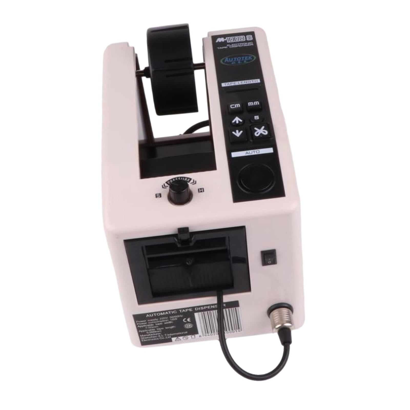Automatic Tape Dispenser Electric Tape Cutting Machine for 8-50mm Width Masking Tape Transparent Tape Commercial or Personal Use