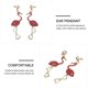 thumbnail image 2 of Earings Women Ear Stud Sets Women Ear Studs Fashion Earring Flamingo Earrings, 2 of 3