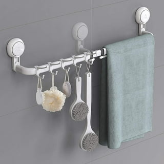 Towel Racks for Bathroom, 21.65 inch Silver Double Bath Towel Bar, Wall  Mounted SUS304 Brushed Stainless Steel Hand Towel Holder Rust/Scratch  Resistant Towel Bars No Drilling - Self Adhesive 