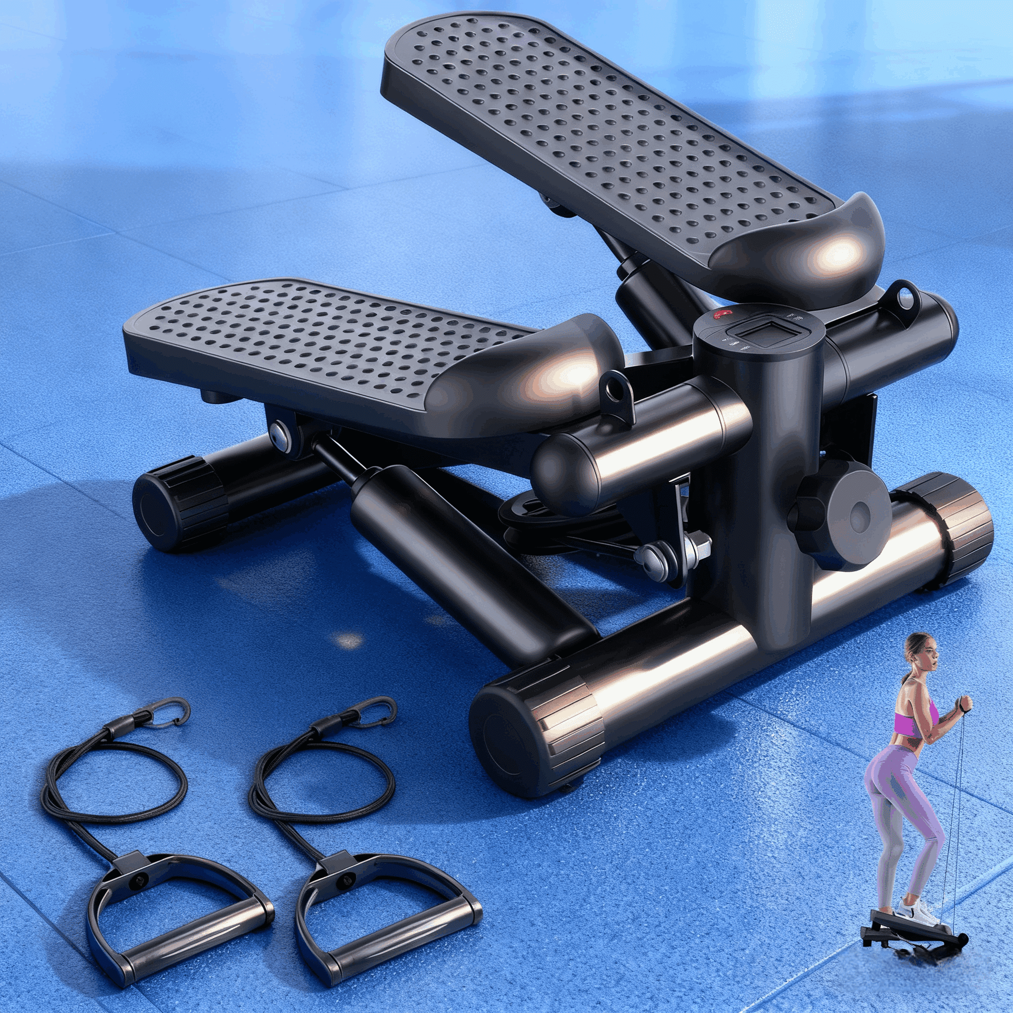 Stepper Mini CONFORT DOMYOS - Pour Maison, Poids Max 100kg, Avec Programmes Et Affichage LCD, Neuf